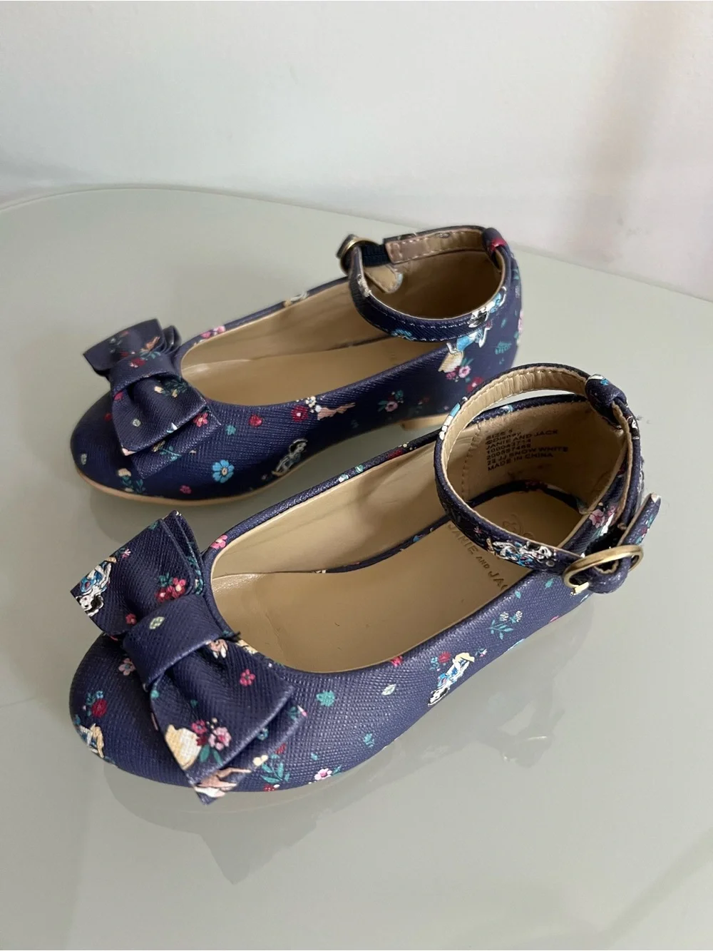 JANIE & JACK x Disney Snow White Mary Jane Shoes, 5 Toddler